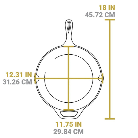 12 Inch Cast Iron Scouts Skillet