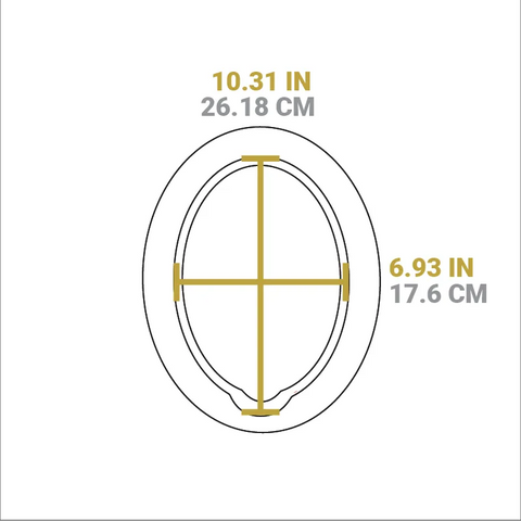 Oval Wood Underliner