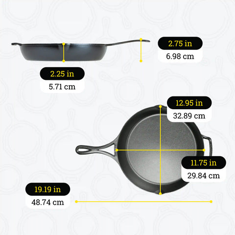 Blacklock Lightweight Cast Iron Skillet Set